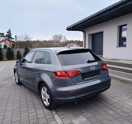 Audi A3 cena 39700 przebieg: 214000, rok produkcji 2013 z Płock małe 667